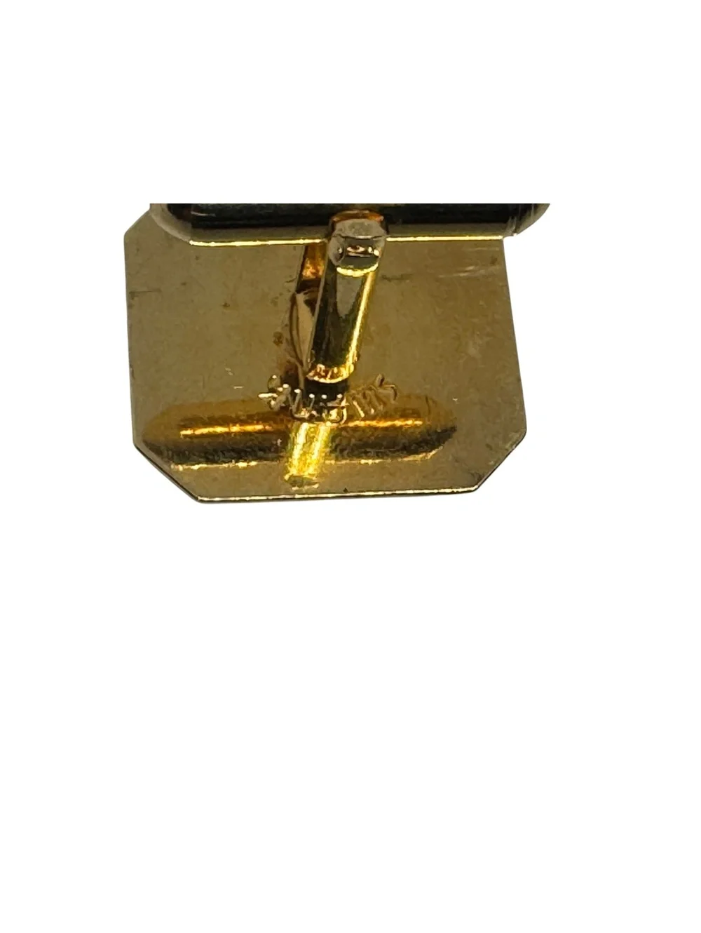 Vintage Swank Tiger Eye Cufflinks & Tie Tack Set Gold Tone Two Tone Men’s